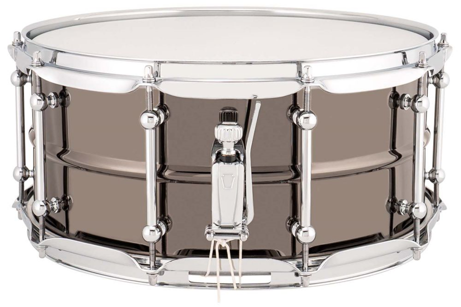 Ludwig LU6514C Universal Black Brass Snare Drum 6.5x14"