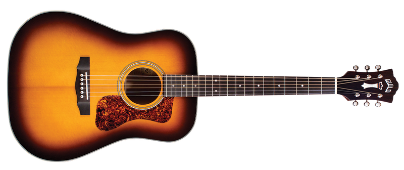 GUILD D-140 ACOUSTIC GUITAR WITH BAG