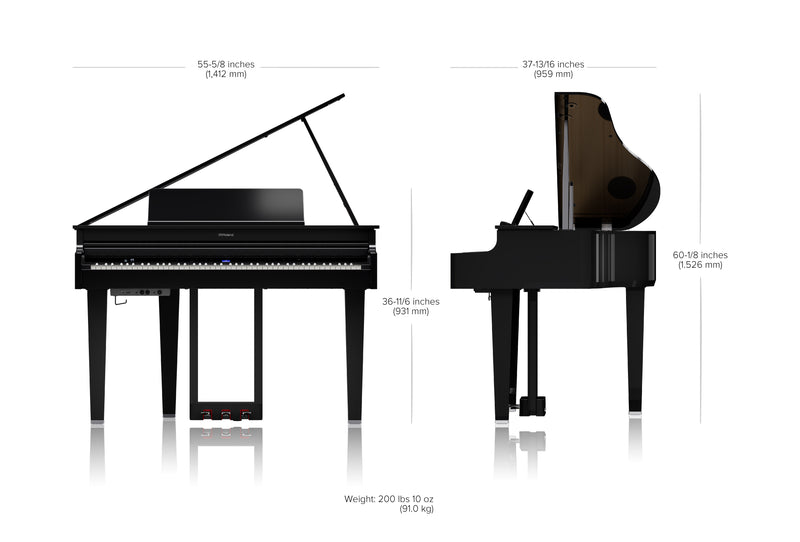 ROLAND PRO GP-6 PREMIUM BABY GRAND DIGITAL PIANO