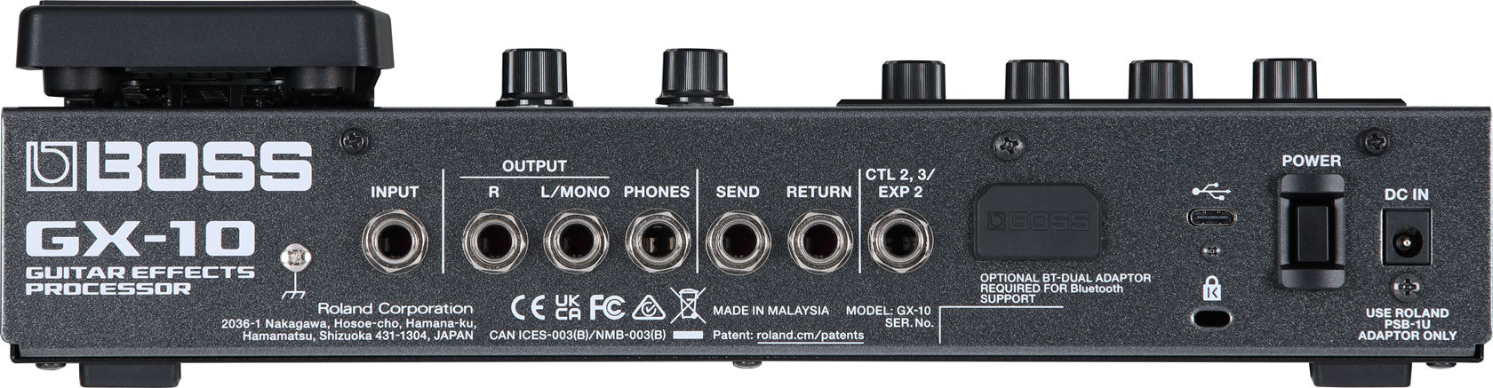 BOSS GX-10 Guitar & Bass Multi-Effects Processor