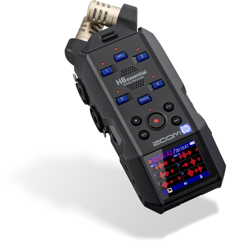 Zoom H6Essential 32-Bit Modular Multi-Track Handy Recorder