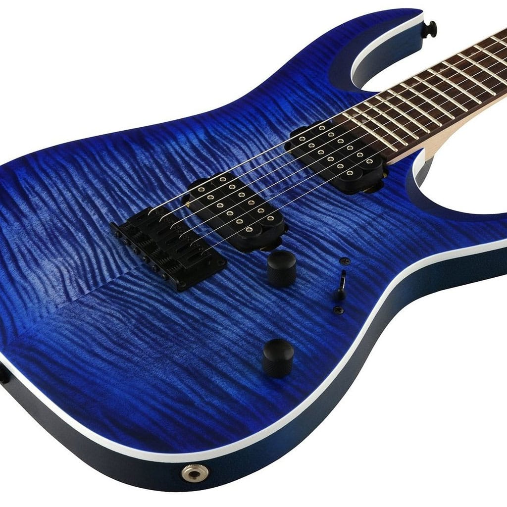 Ibanez RGA42FM Electric Guitar – Blue Lagoon Burst Flat / Dragon Eye Burst Flat / Transparent Gray Flat