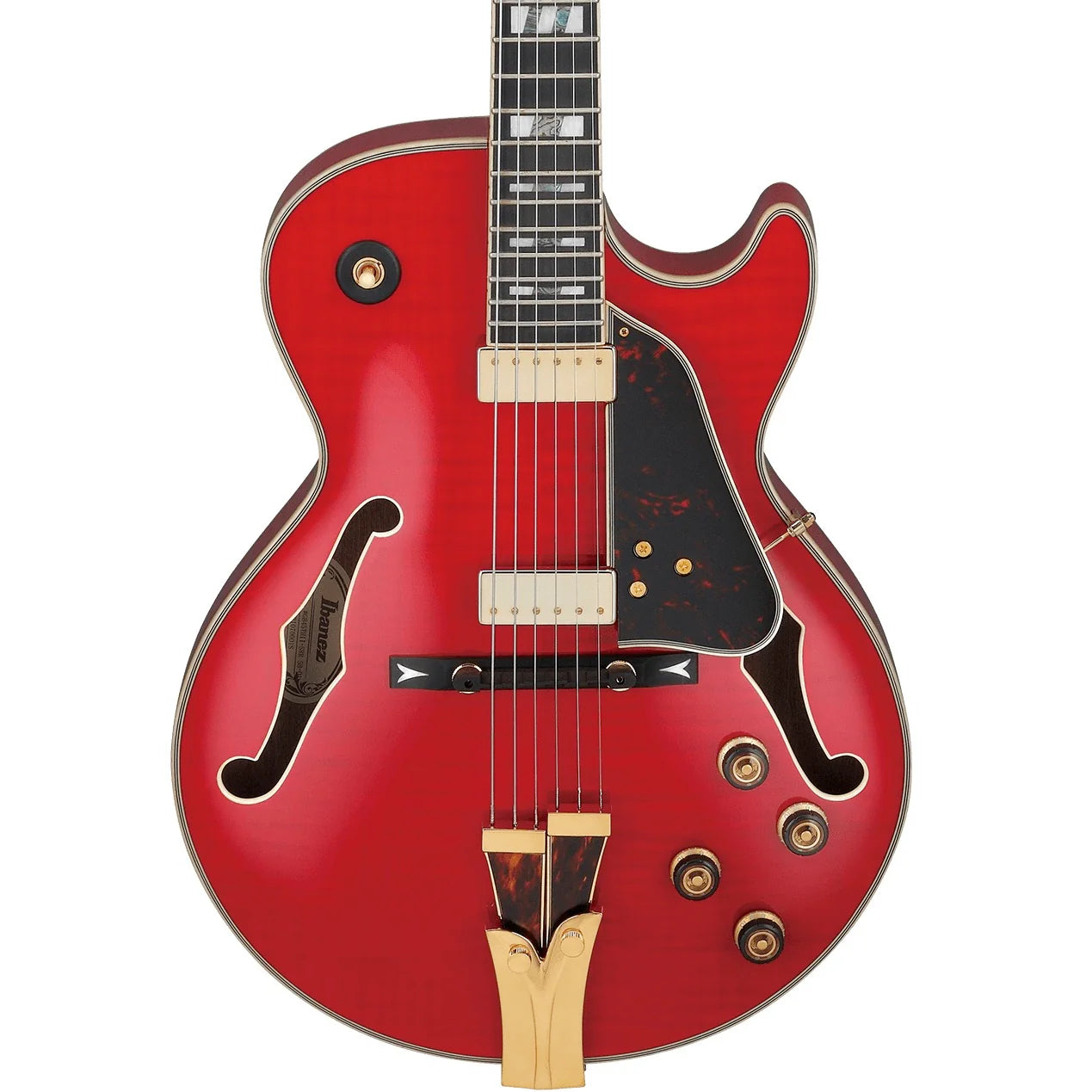 Ibanez GB10SEFM Hollow Body Electric Guitar – Sapphire Red (SRR)