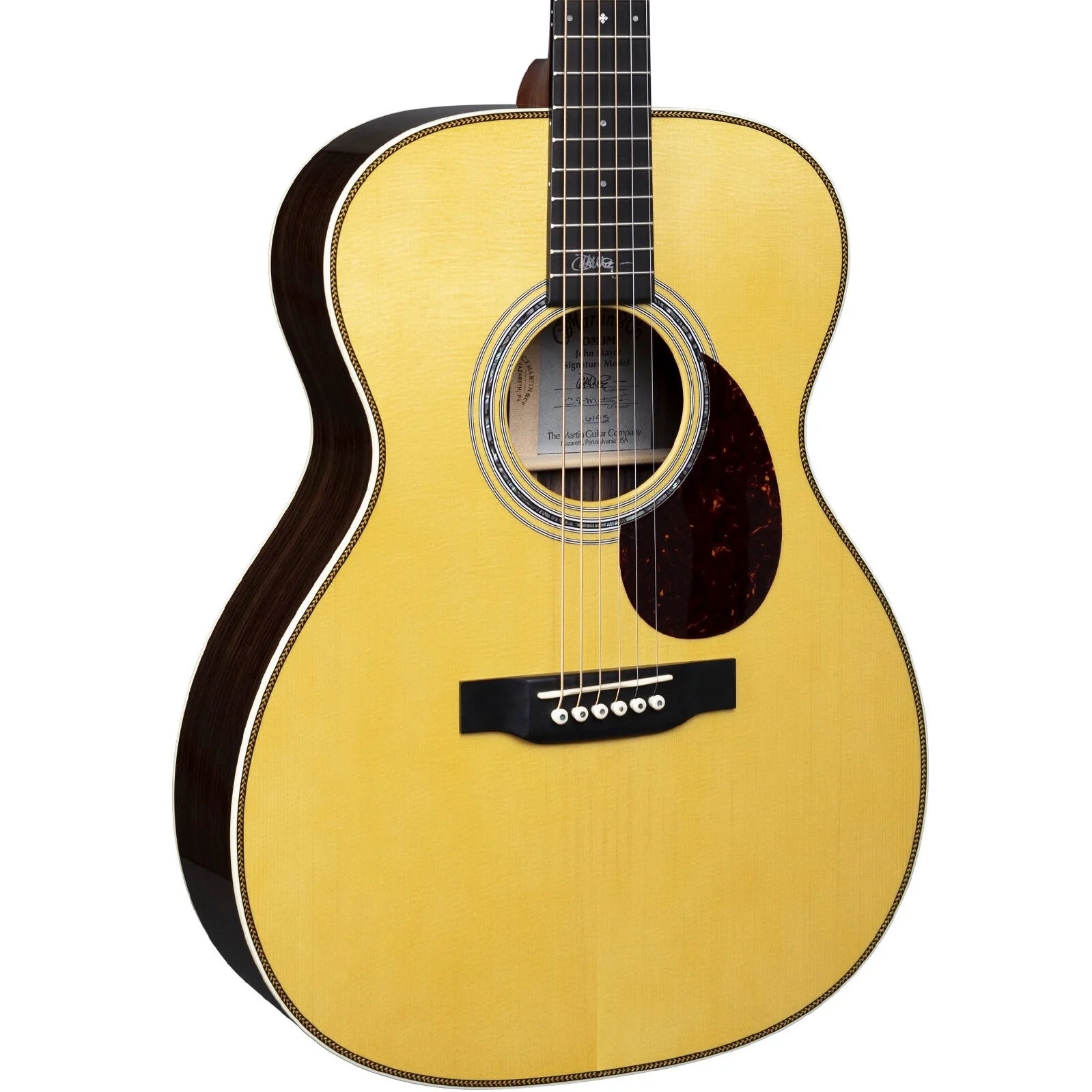 Martin OMJM John Mayer – Engelmann Spruce & East Indian Rosewood W/Hardshell Case