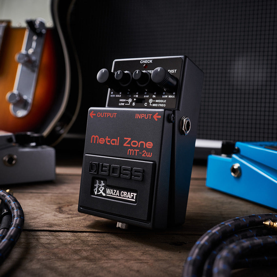 Boss MT-2W Metal Zone Waza Craft Distortion Effects Pedal
