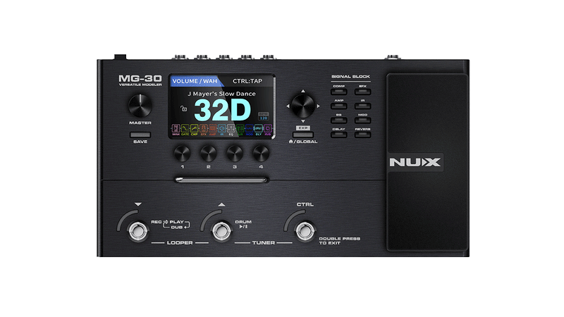 NUX MG-30 GUITAR MULIT-EFFECTS PEDAL
