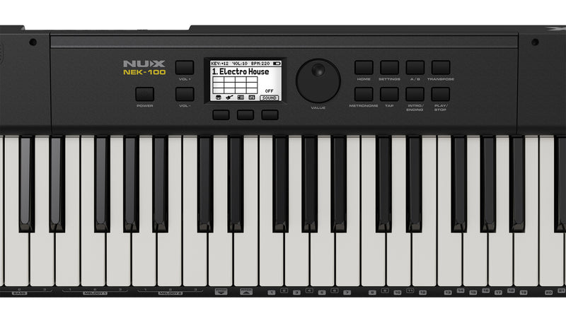 NUX NEK-100 61-Key Portable Keyboard