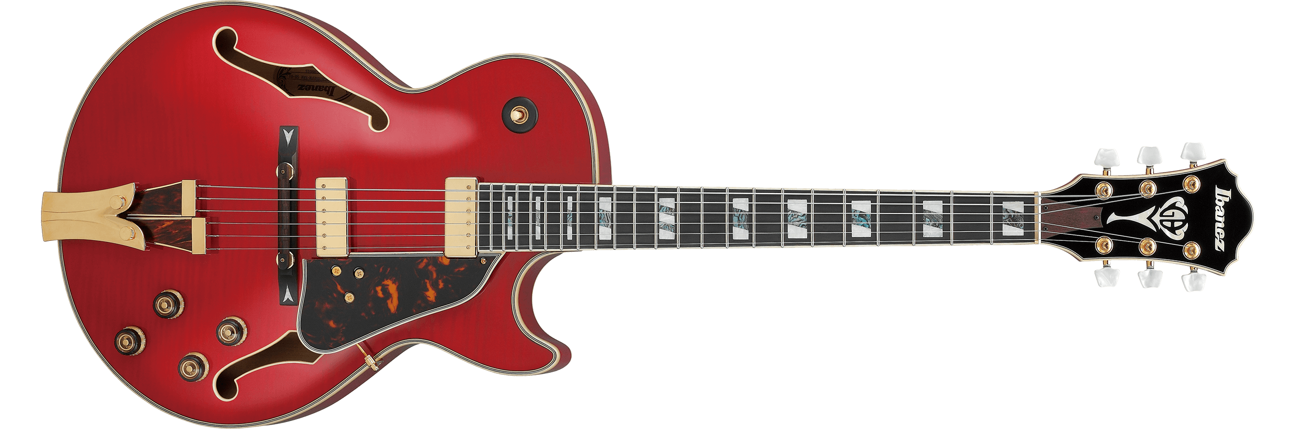 Ibanez GB10SEFM Hollow Body Electric Guitar – Sapphire Red (SRR)