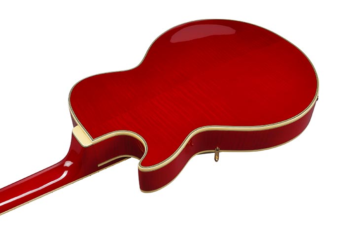 Ibanez GB10SEFM Hollow Body Electric Guitar – Sapphire Red (SRR)