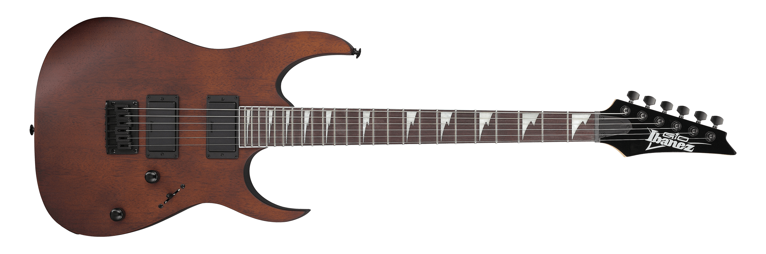 Ibanez GRG121DX Electric Guitar – Walnut Flat / Black Flat