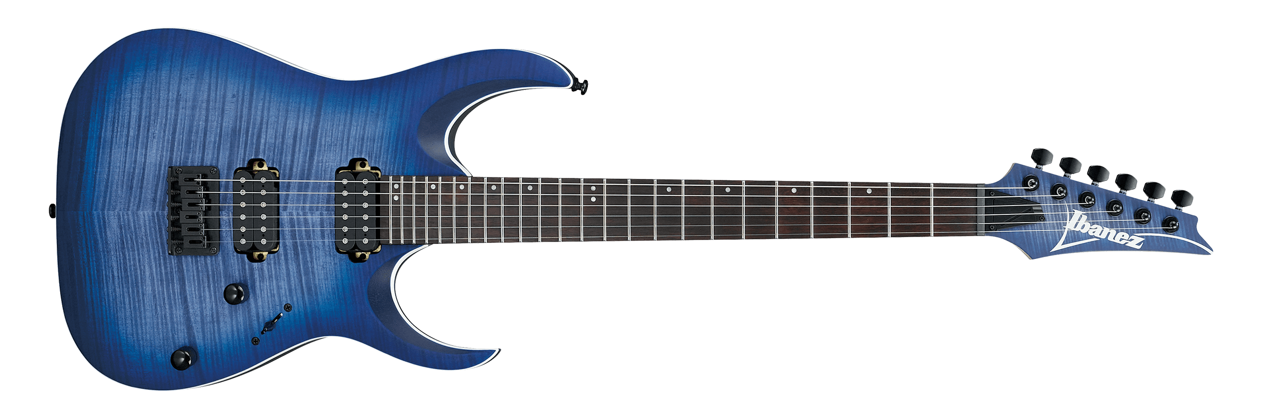 Ibanez RGA42FM Electric Guitar – Blue Lagoon Burst Flat / Dragon Eye Burst Flat / Transparent Gray Flat