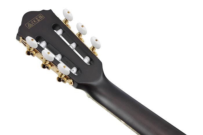 Ibanez Tim Henson Signature TOD10N Electric Nylon-String Guitar – Transparent Black Flat (TKF)