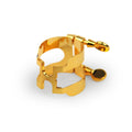 D'Addario H-Ligature and Cap for Alto Saxophone - Gold Plated