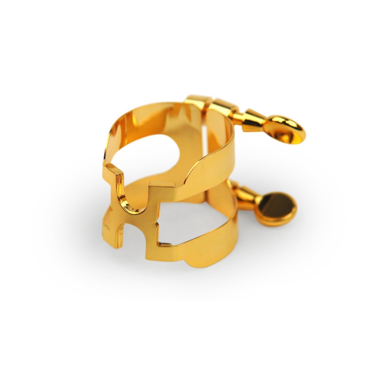 D'Addario H-Ligature and Cap for Alto Saxophone - Gold Plated