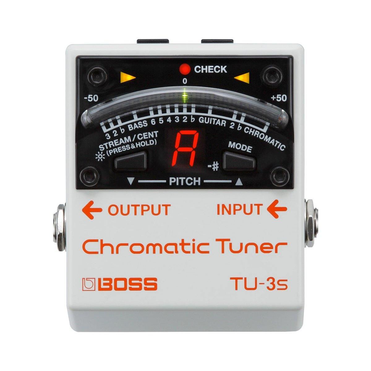 Boss TU-3S Chromatic Tuner Guitar Effects Pedal