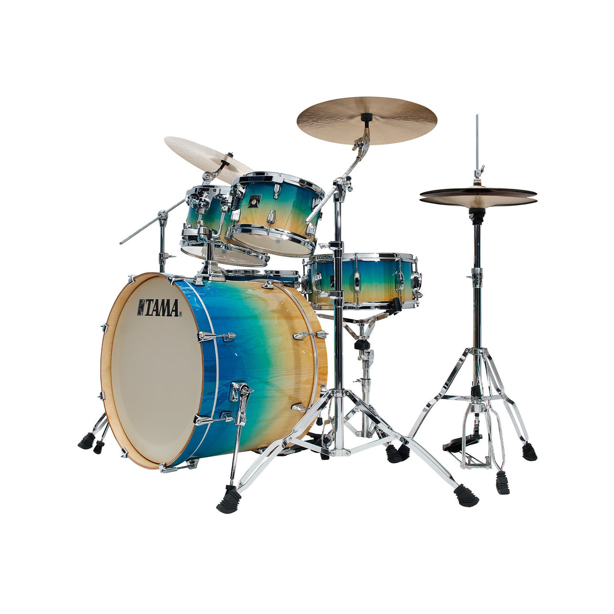 TAMA CL52KRSP-CLP Superstar Classic Exotix 5-Piece Drum Shell Kit - Caribbean Lacebark Pine Fade