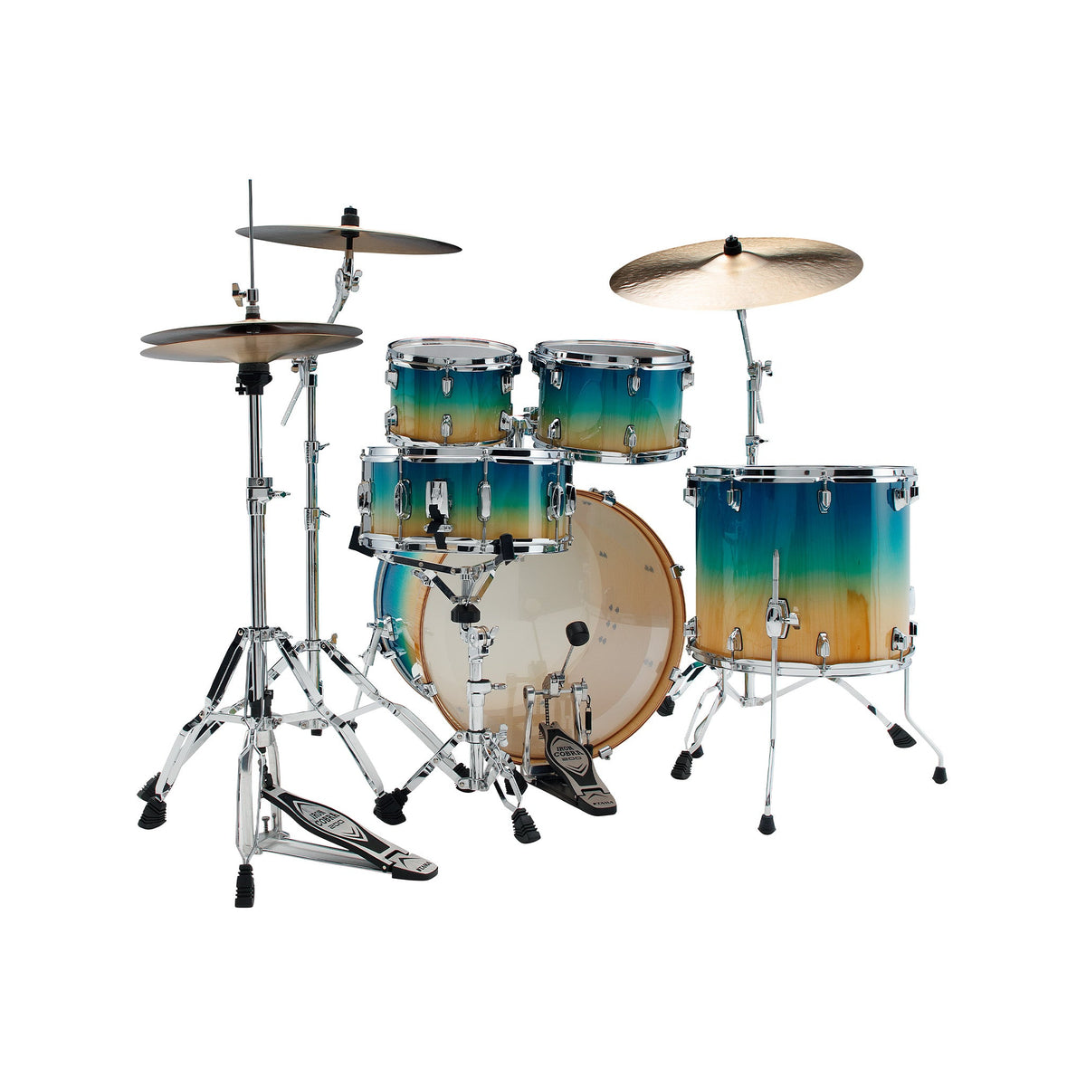 TAMA CL52KRSP-CLP Superstar Classic Exotix 5-Piece Drum Shell Kit - Caribbean Lacebark Pine Fade