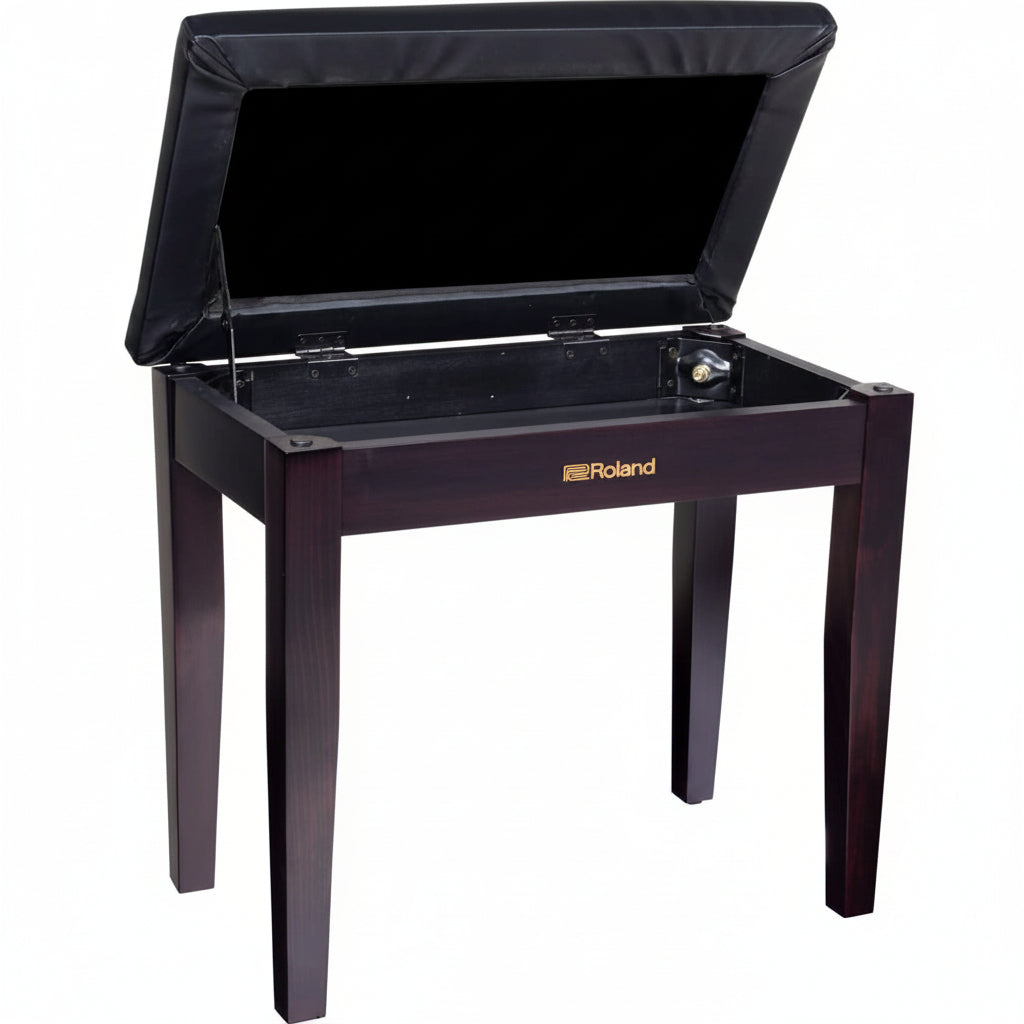 Roland RPB-100RW Piano Bench with Storage Compartment – Rosewood