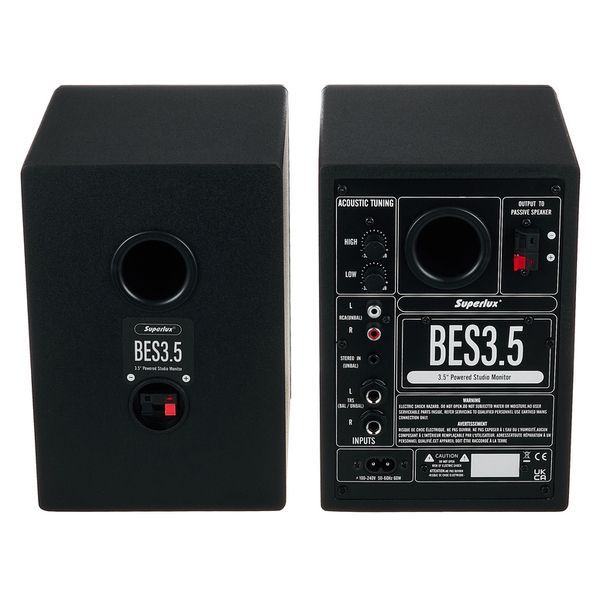 Superlux BES 3.5 Active High-Performance Compact Studio Monitors