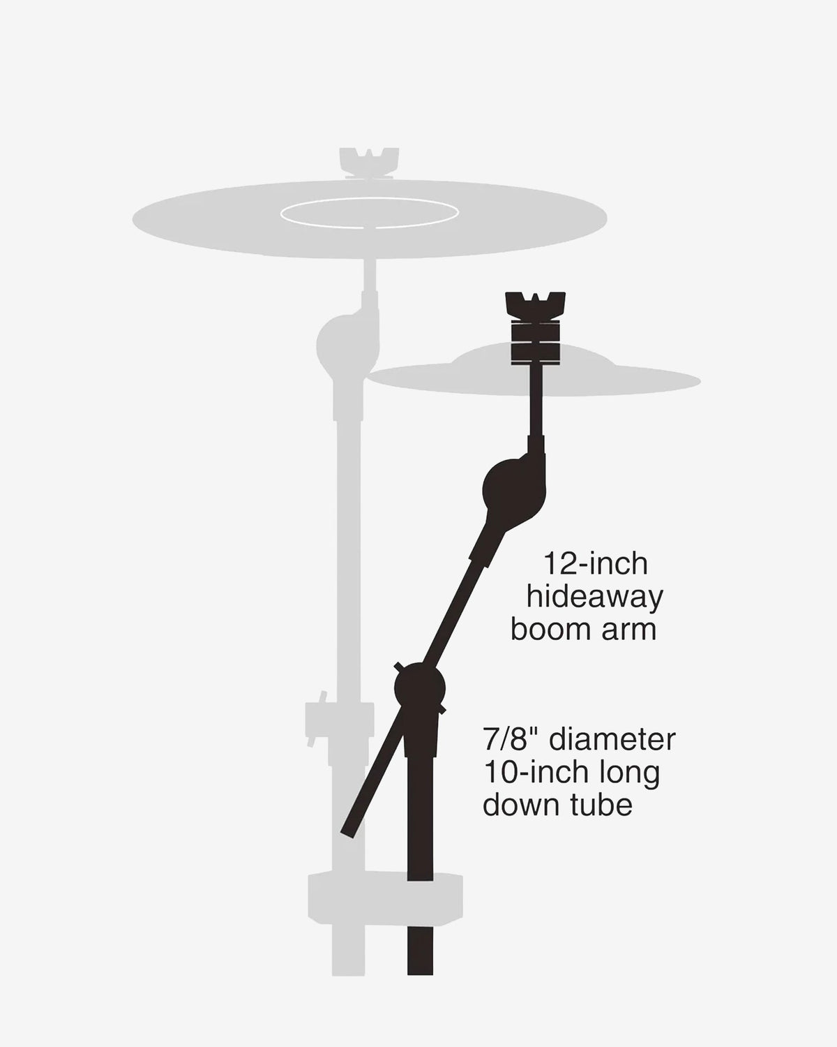 Gibraltar SC-4425MB 30.5cm Cymbal Boom Arm