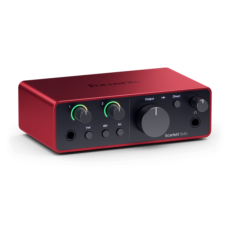 FOCUSRITE SCARLETT SOLO 4TH GENERATION AUDIO INTERFACE