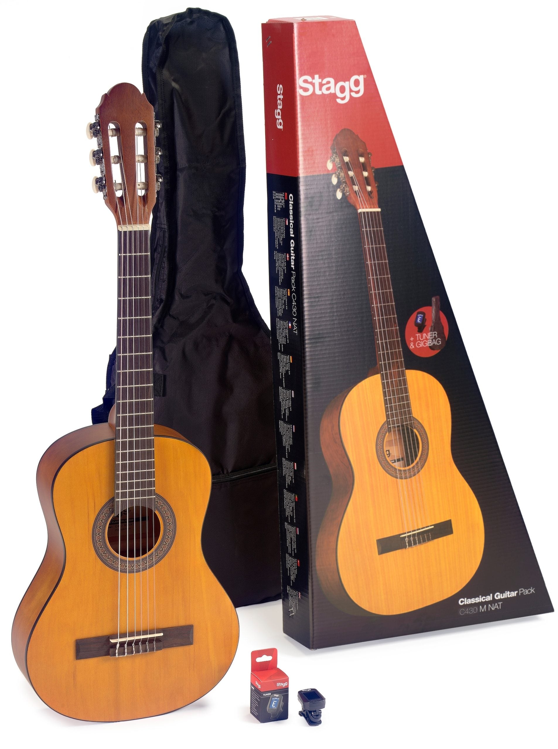 Stagg C430M NAT PACK 3/4 Classical Guitar Pack