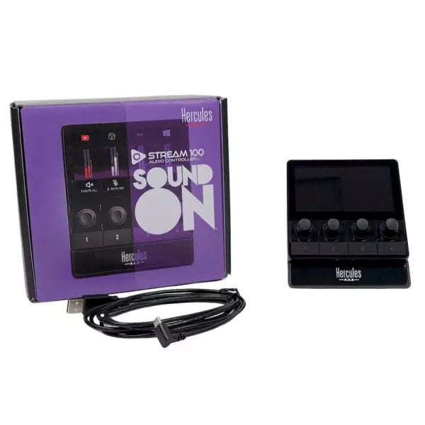 Hercules Stream 100 – Intuitive Audio Controller for Livestreaming