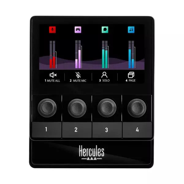Hercules Stream 100 – Intuitive Audio Controller for Livestreaming