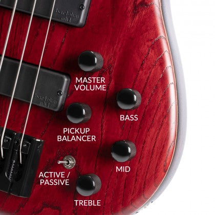 CORT B4 ELEMENT ARTISAN SERIES 4-STRING BASS GUITAR