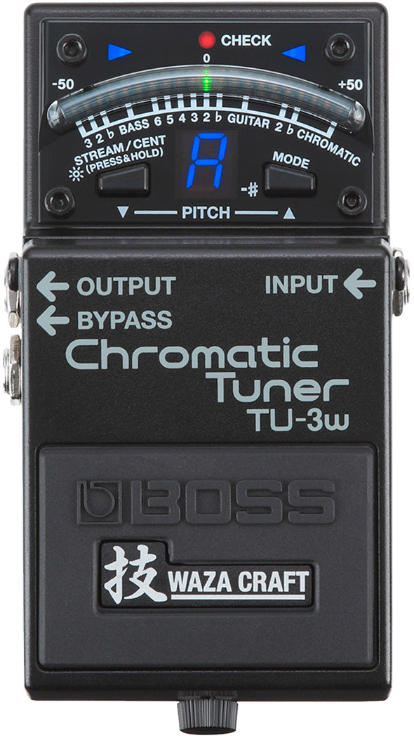 BOSS TU-3W Waza Craft Chromatic Tuner Pedal
