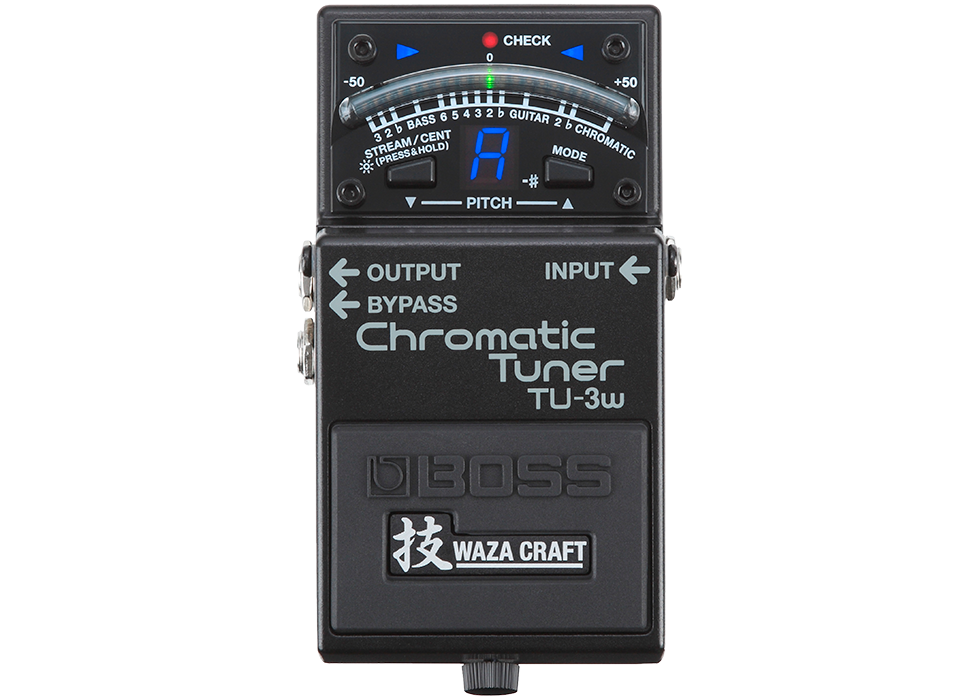 BOSS TU-3W Waza Craft Chromatic Tuner Pedal