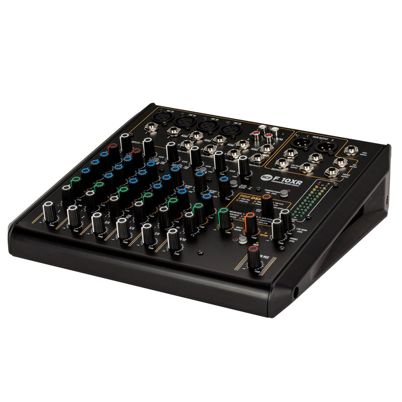 RCF F10XR 10-CHANNEL MIXING CONSOLE WITH MULTI-FX AND RECORDING