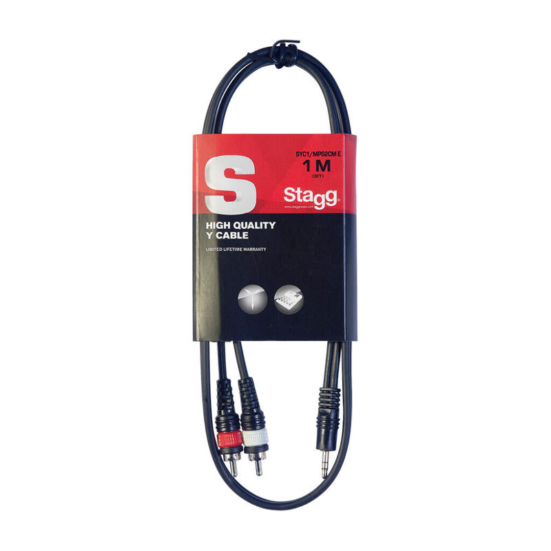 STAGG Y CABLE (1M)