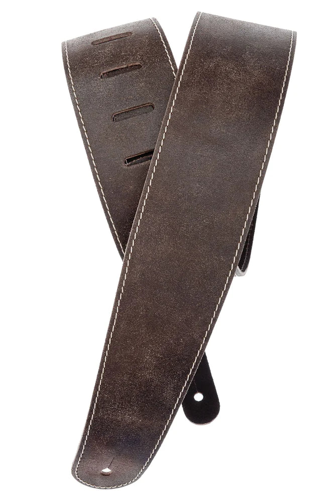PLANET WAVES STONEWASHED BROWN LEATHER GUITAR STRAP