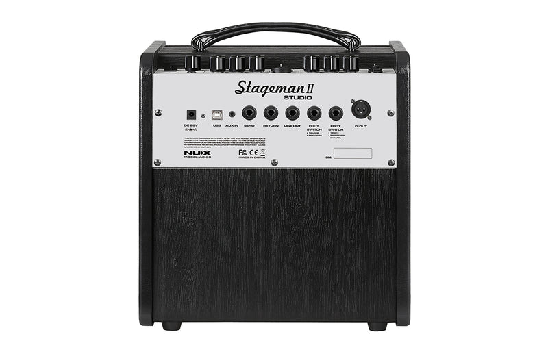 NUX STAGEMAN 60 W ACOUSTIC GUITAR AMPLIFIER