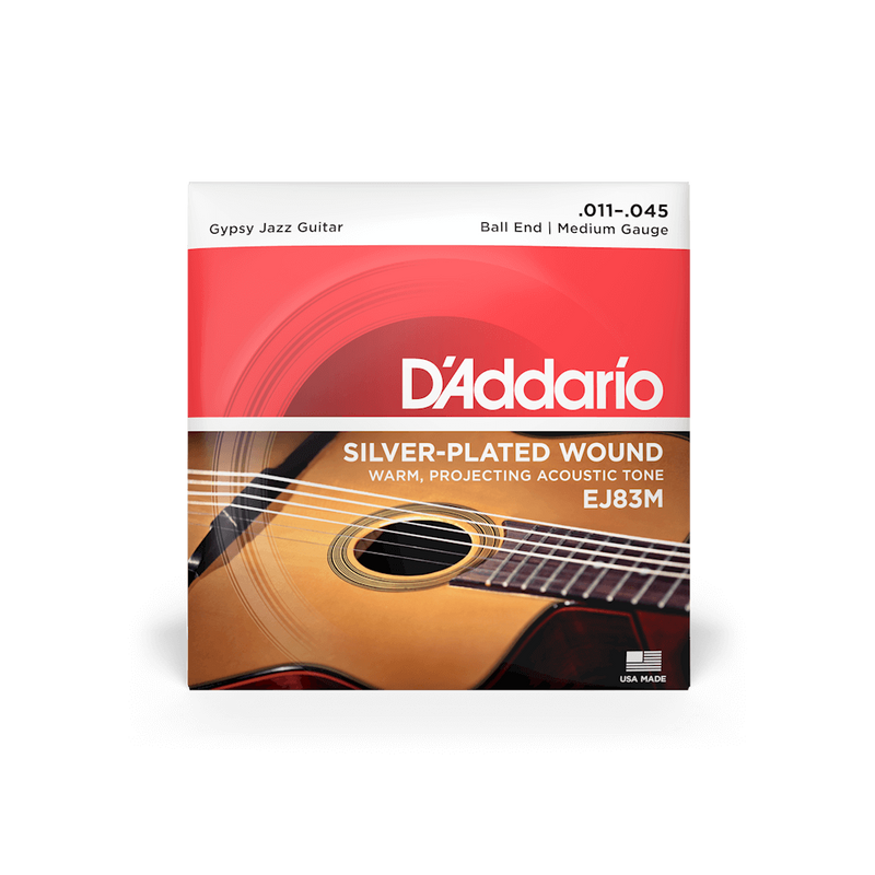 D'ADDARIO GYPSY JAZZ BALL END ACOUSTIC GUITAR STRINGS