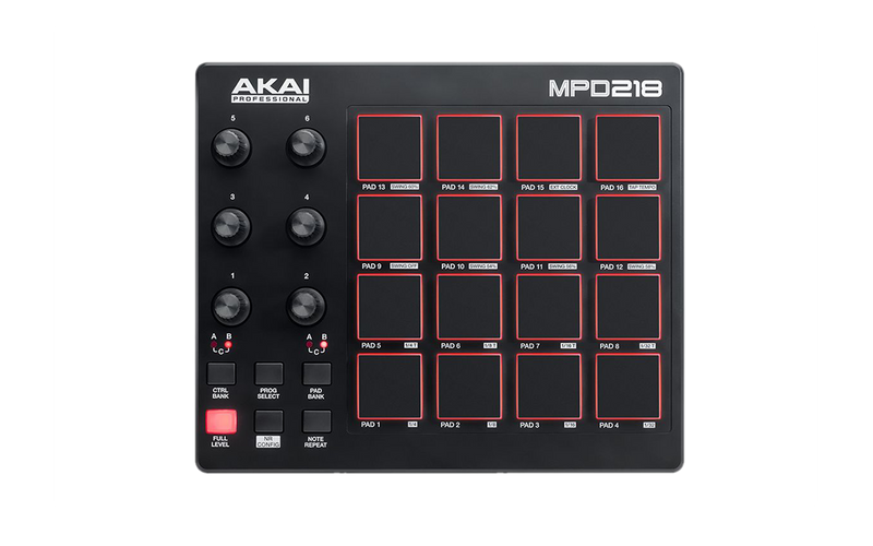 AKAI MPD 218 USB DRUM PAD CONTROLLER