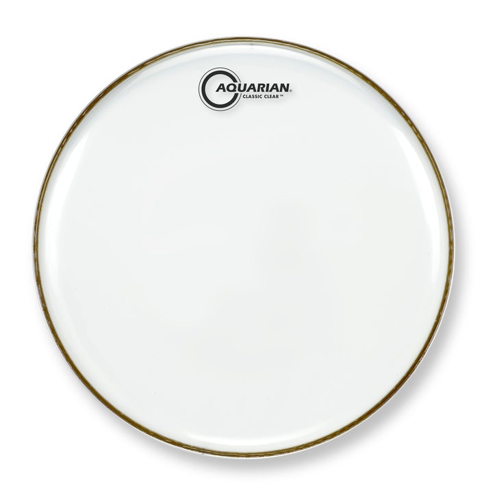 AQUARIAN CLASSIC CLEAR SNARE RESONANT DRUM HEADS