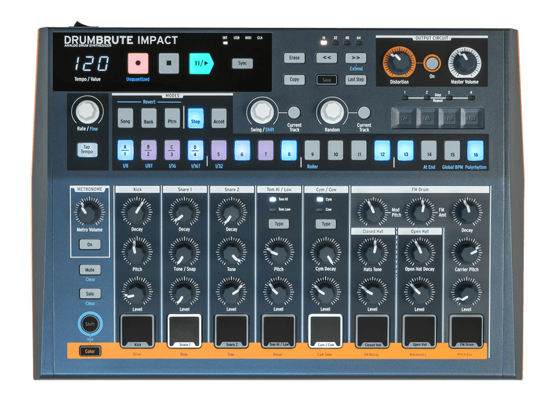 Arturia Drumbrute Impact Analog Drum Machine