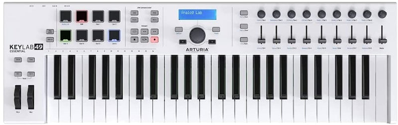 ARTURIA KEYLAB ESSENTIAL 49 MIDI CONTROLLER