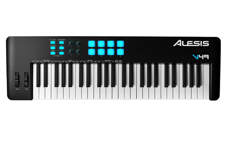 Alesis V49MKII 49-Key USB/MIDI Controller With Drum Pads