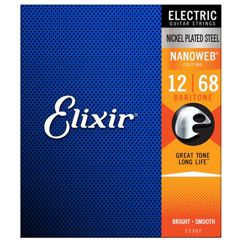 ELIXIR ELECTRIC NICKEL NANOWEB GUITAR STRING SET