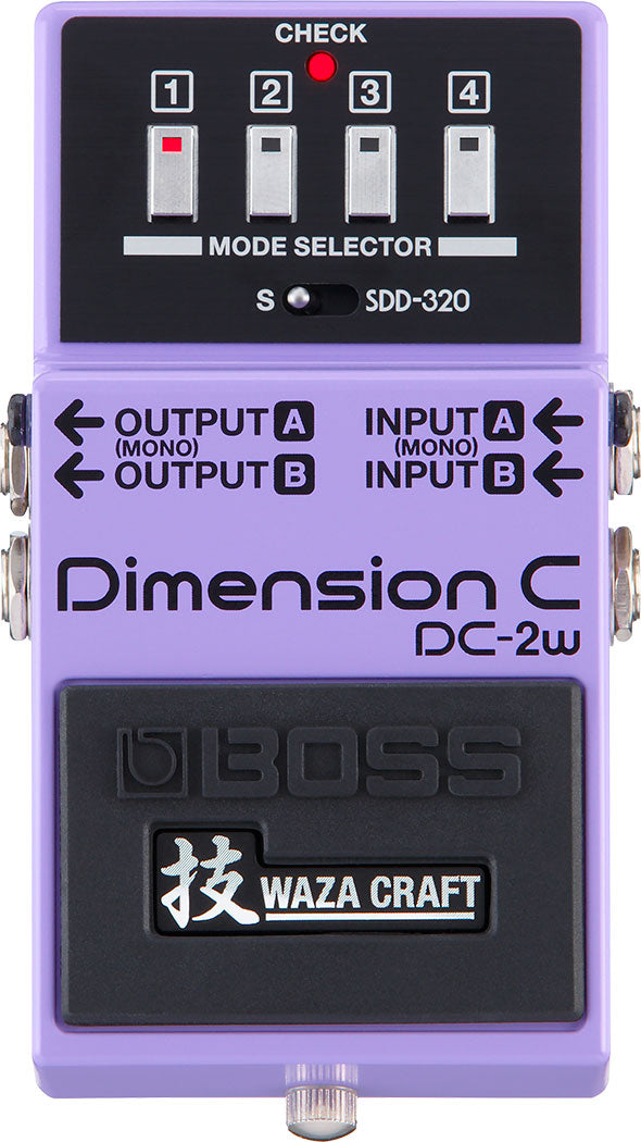 BOSS DC-2W DIMENSION C WAZA CRAFT EFFECTS PEDAL