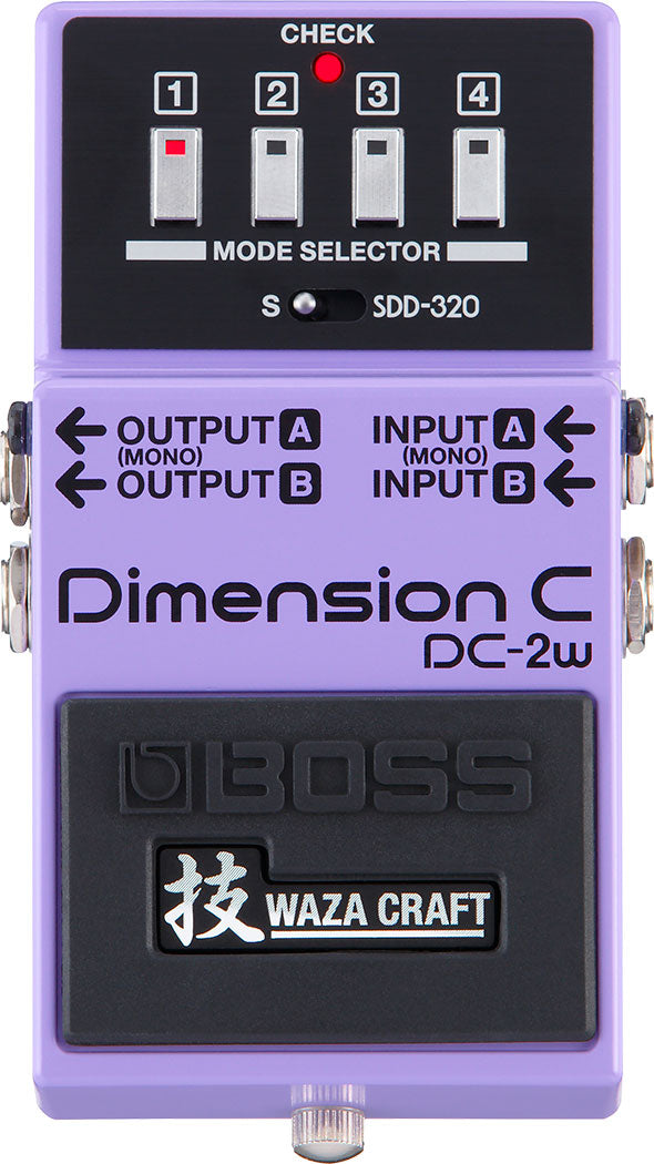 BOSS (DC-2W) DIMENSION C WAZA CHORUS EFFECTS PEDAL