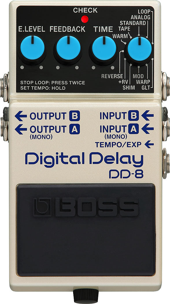 BOSS (DD-8) DIGITAL DELAY - 11 DELAY MODES PLUS LOOPER