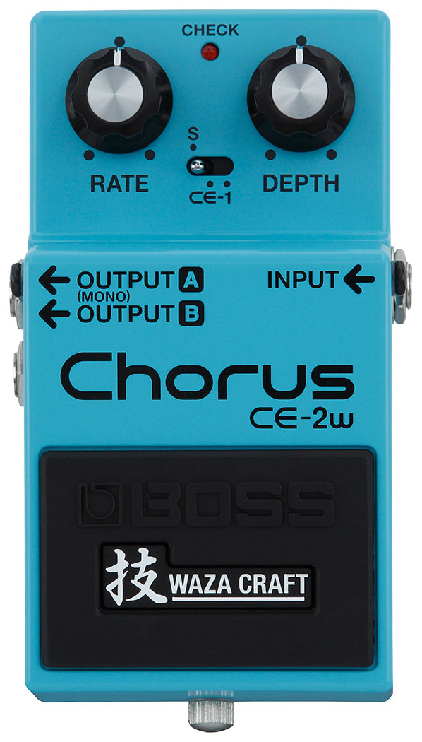 BOSS CE-2W WAZA CRAFT CHORUS EFFECTS PEDAL