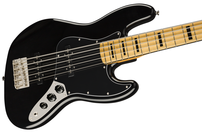 FENDER CLASSIC VIBE '70S JAZZ BASS® V SQUIER ELECTRIC GUITAR, BLACK