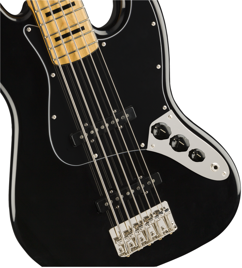 FENDER CLASSIC VIBE '70S JAZZ BASS® V SQUIER ELECTRIC GUITAR, BLACK