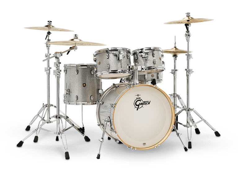 GRETSCH CATALINA MAPLE SHELL PACK 5-PC W/22" KICK - SILVER SPARKLE