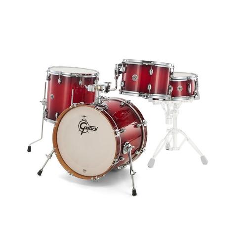 GRETSCH CATALINA CLUB JAZZ SHELL PACK 4-PC W/18" KICK - GLOSS CRIMSON BURST